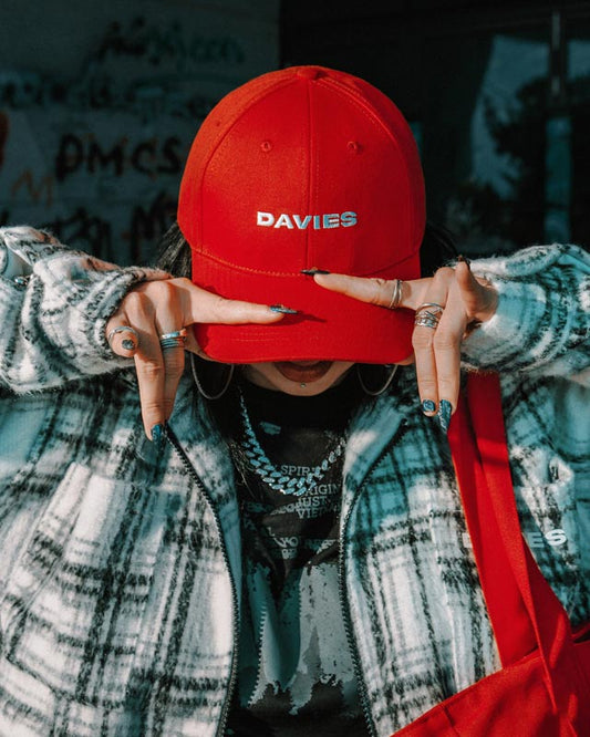 red Simple Cap