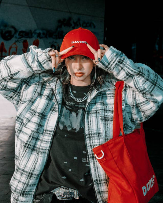 red Simple Cap