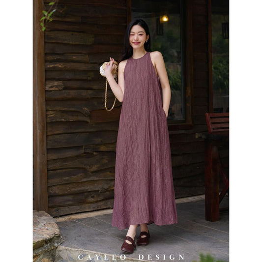 Linen Comfort Maxi Dress