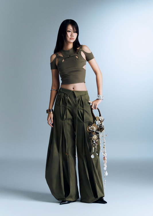 ARMY GREEN SOLOMON PANTS
