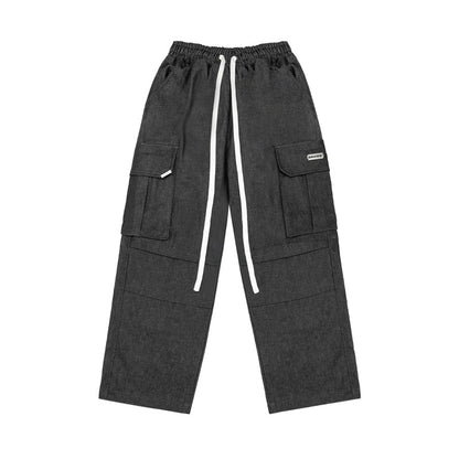 Denim Cargo Pants