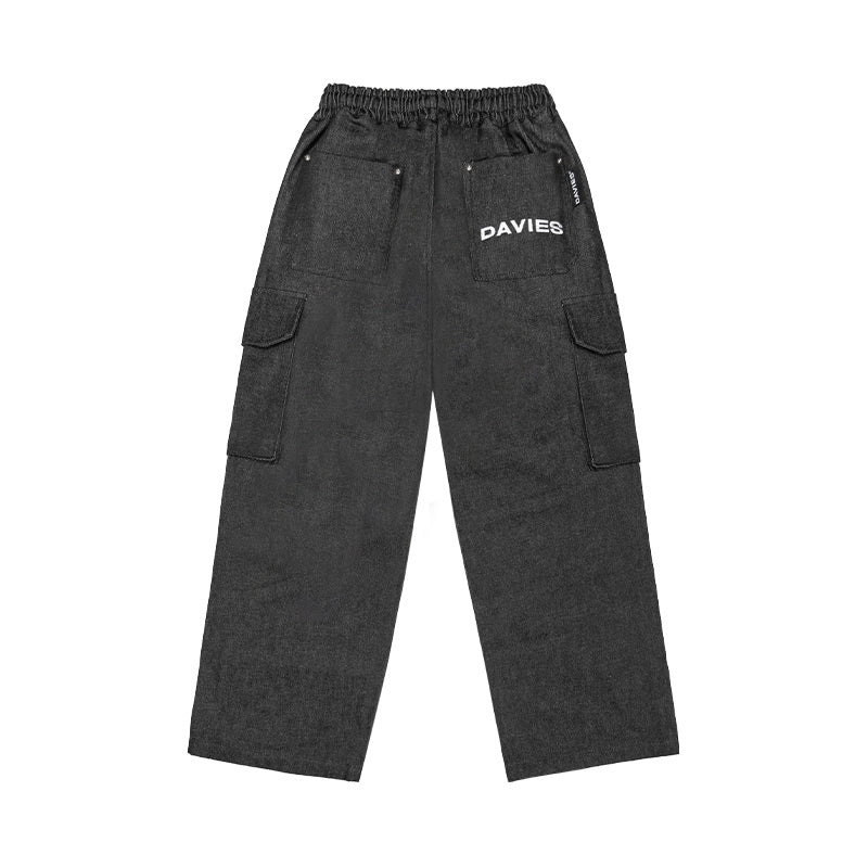 Denim Cargo Pants