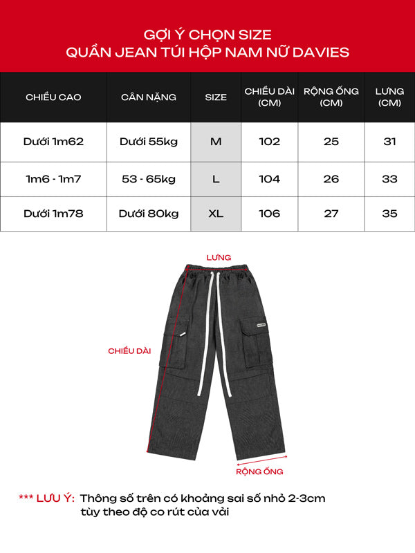 Denim Cargo Pants