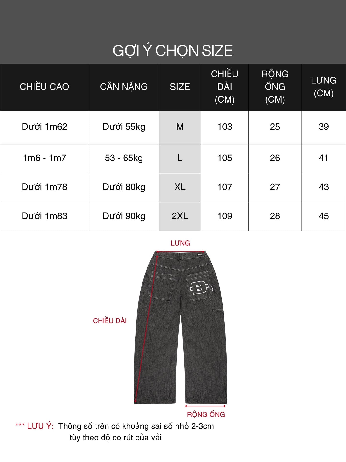 Original Denim Pants