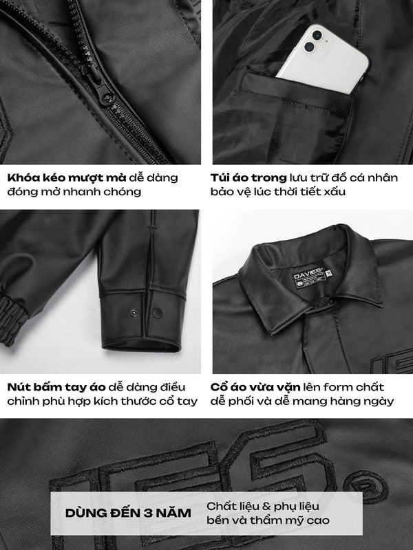 2.0 Varsity Leather Jacket